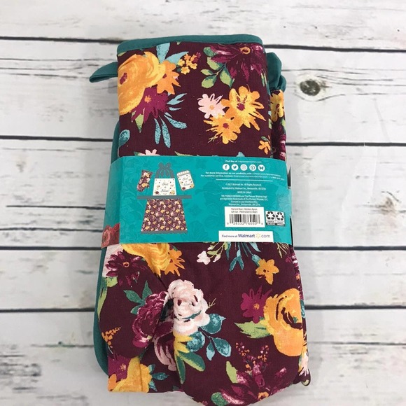 Pioneer Woman Harvest Rose Apron set - Picture 4 of 5